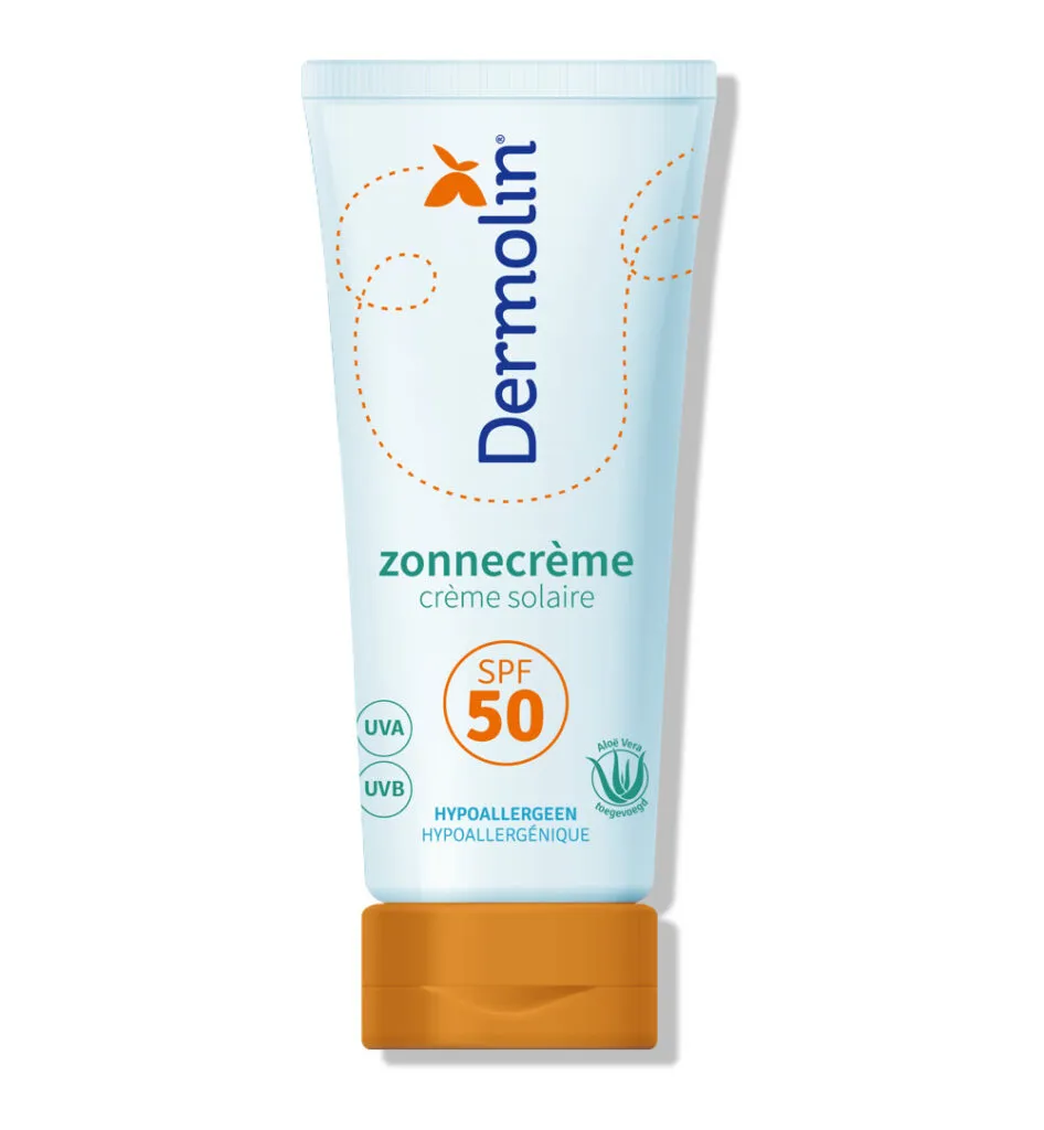 Dermolin Zonnebrandcreme SPF50 (75 ml)