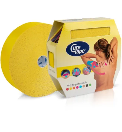 Curetape Giant geel 5 cm x 31.5m (1 stuk)