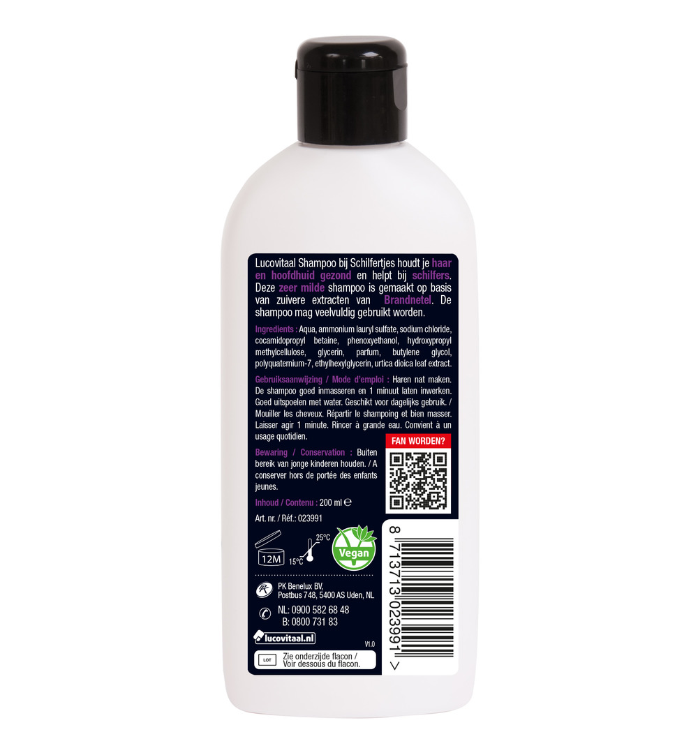 Lucovitaal Shampoo Bij Schilfertjes (200 ml)