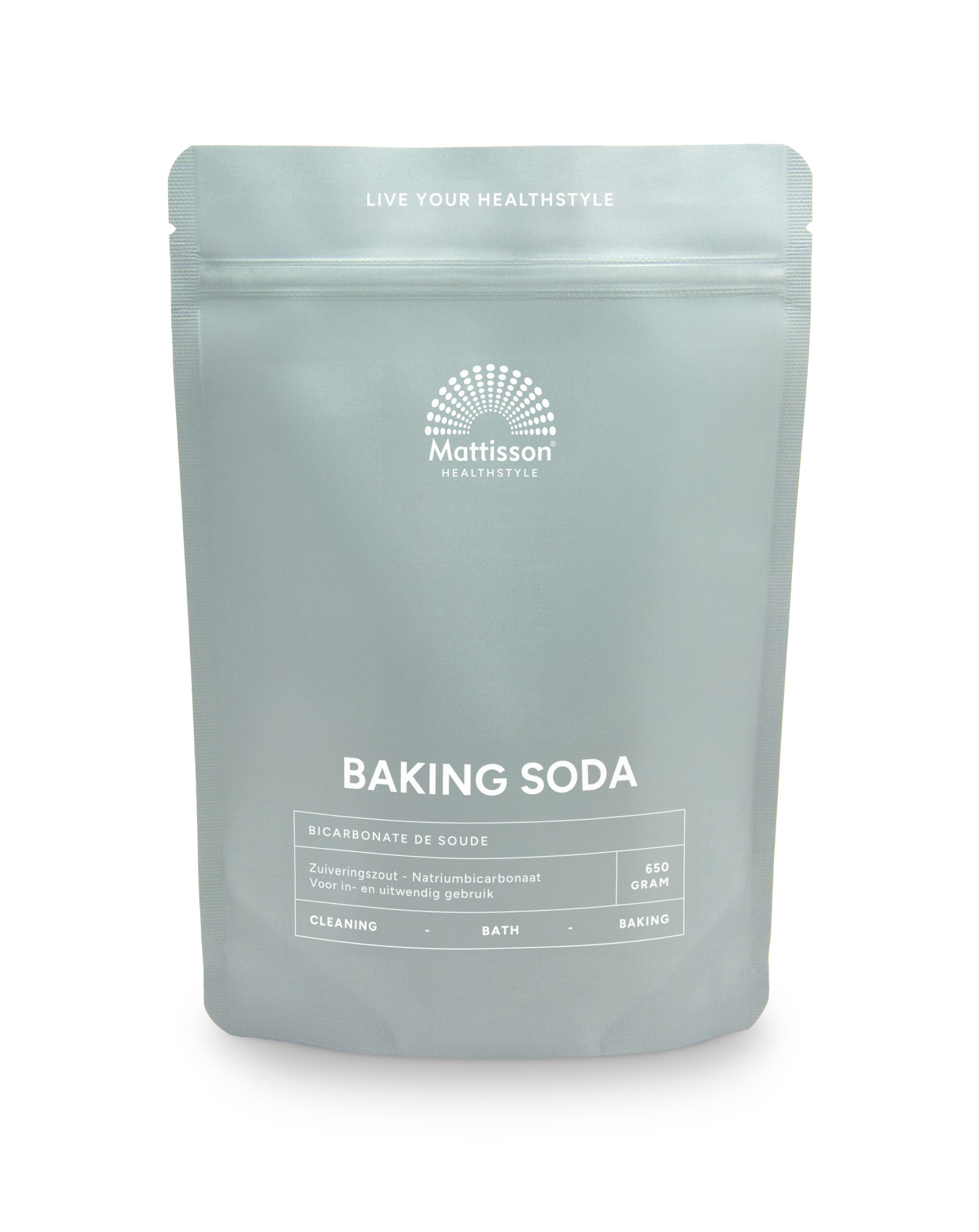 Mattisson Baking Soda Zuiveringszout Natriumbicarbonaat (650 gr)