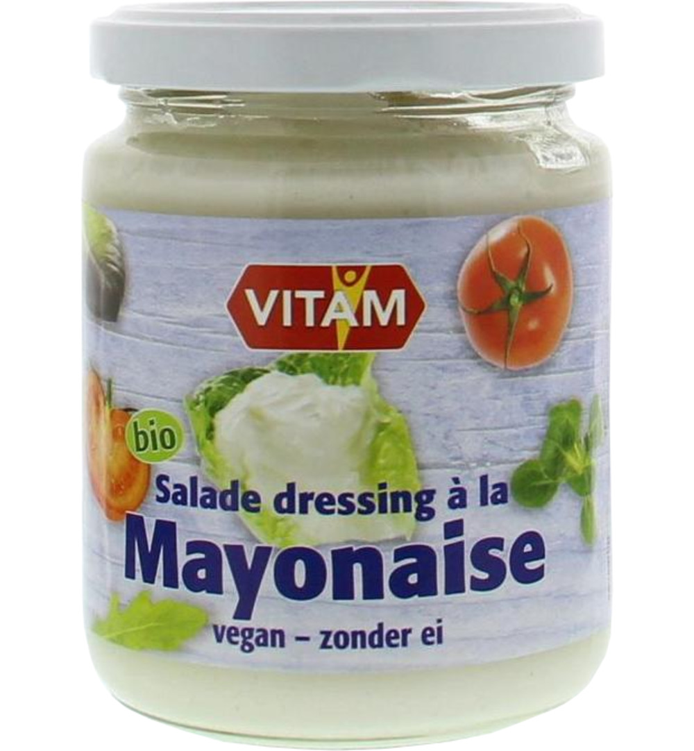Vitam Salade Dressing A La Mayonaise Zonder Ei Bio (225 ml)