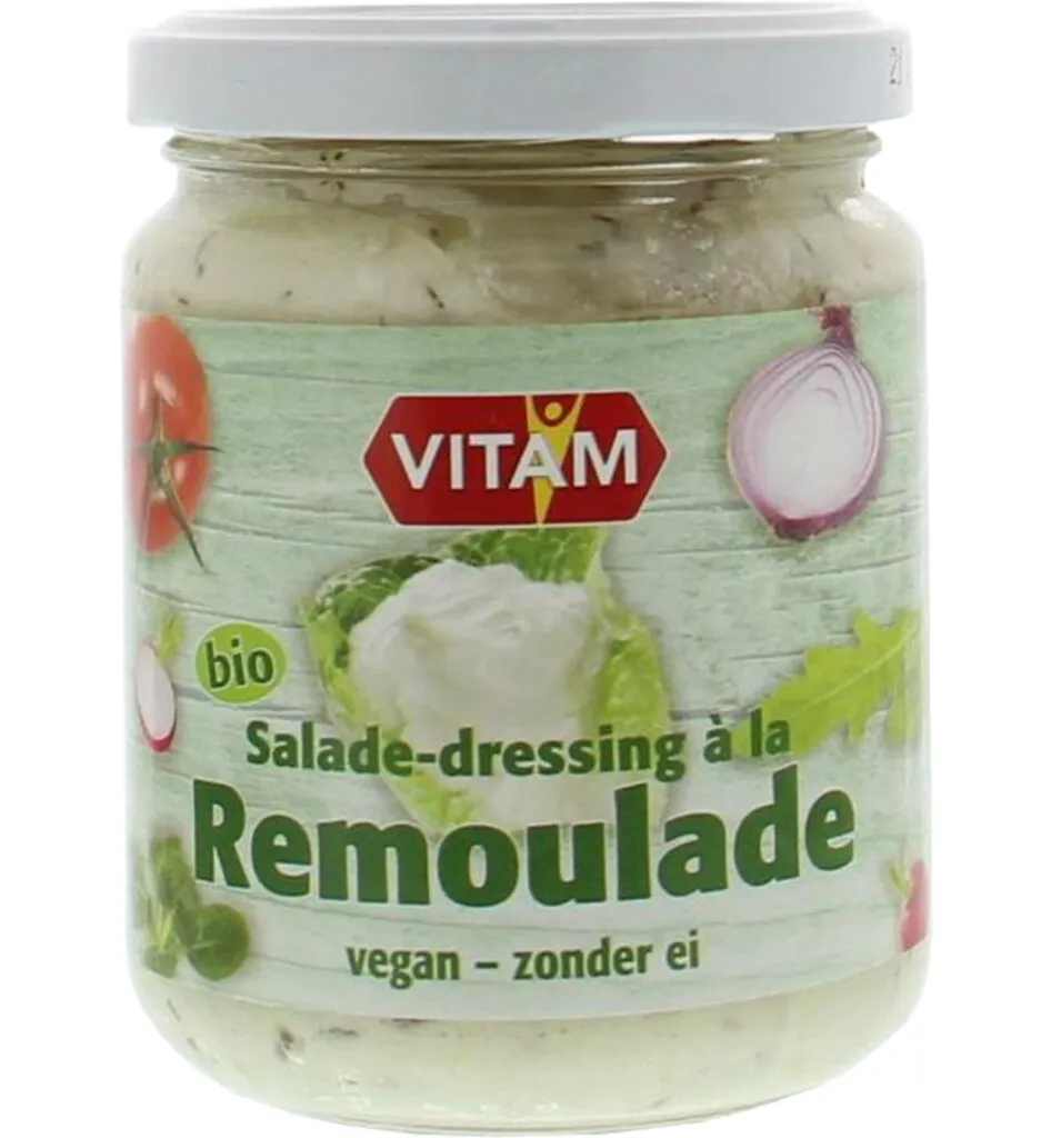 Vitam Saladedressing A La Remoulade Zonder Ei Bio (225 ml)