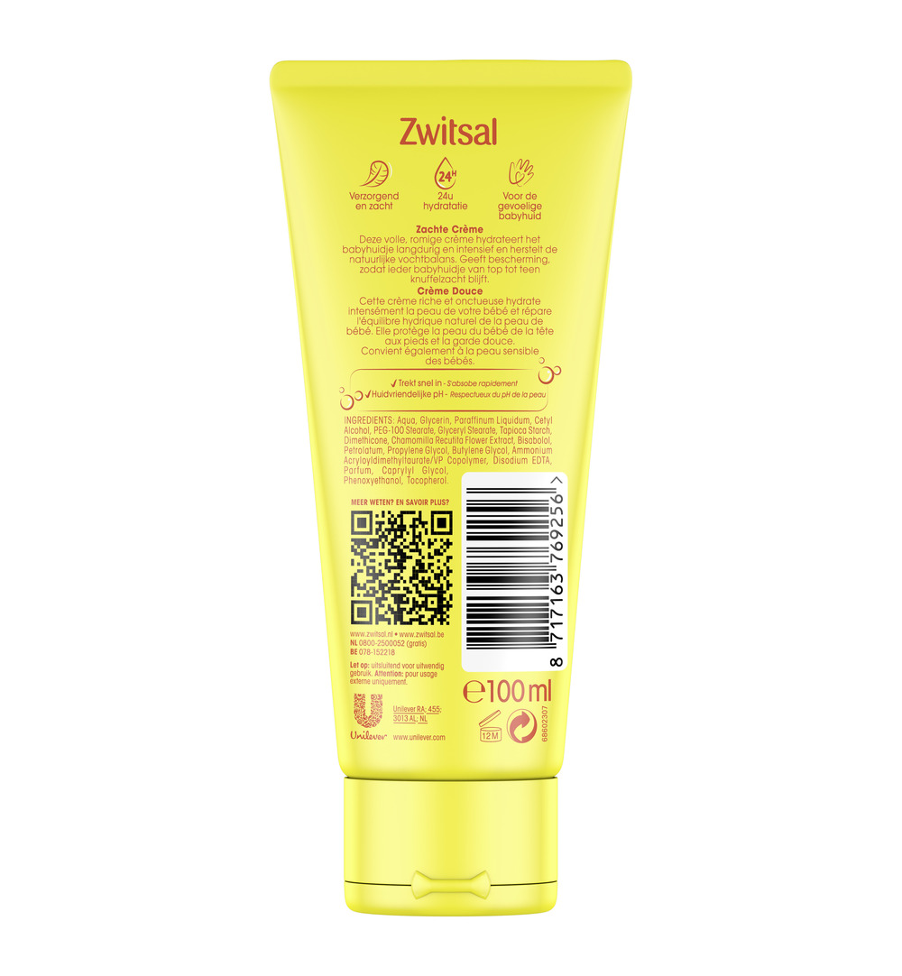 Zwitsal Zachte creme (100 ml) - image 2
