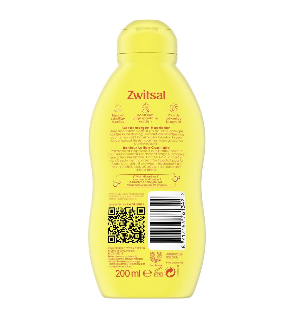 Zwitsal Haarlotion goedemorgen (200 ml) - image 2
