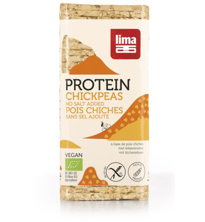 Lima Wafels Kikkererwt Proteine Bio (100 gr)