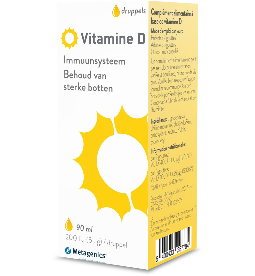 Metagenics Vitamine D Liquid (90 ml)