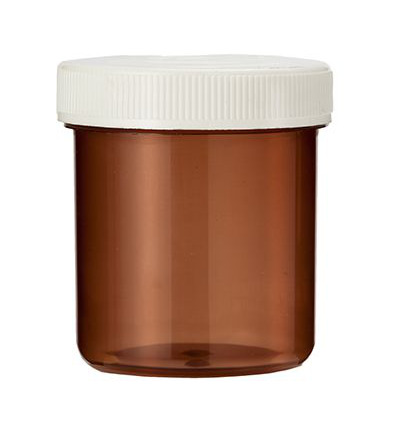 Spruyt Hillen Tabletflacon 40ml bruin met dop (300 stuks)