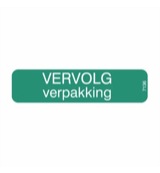 Spruyt Hillen Sticker vervolg verpakking (1000 stuks)