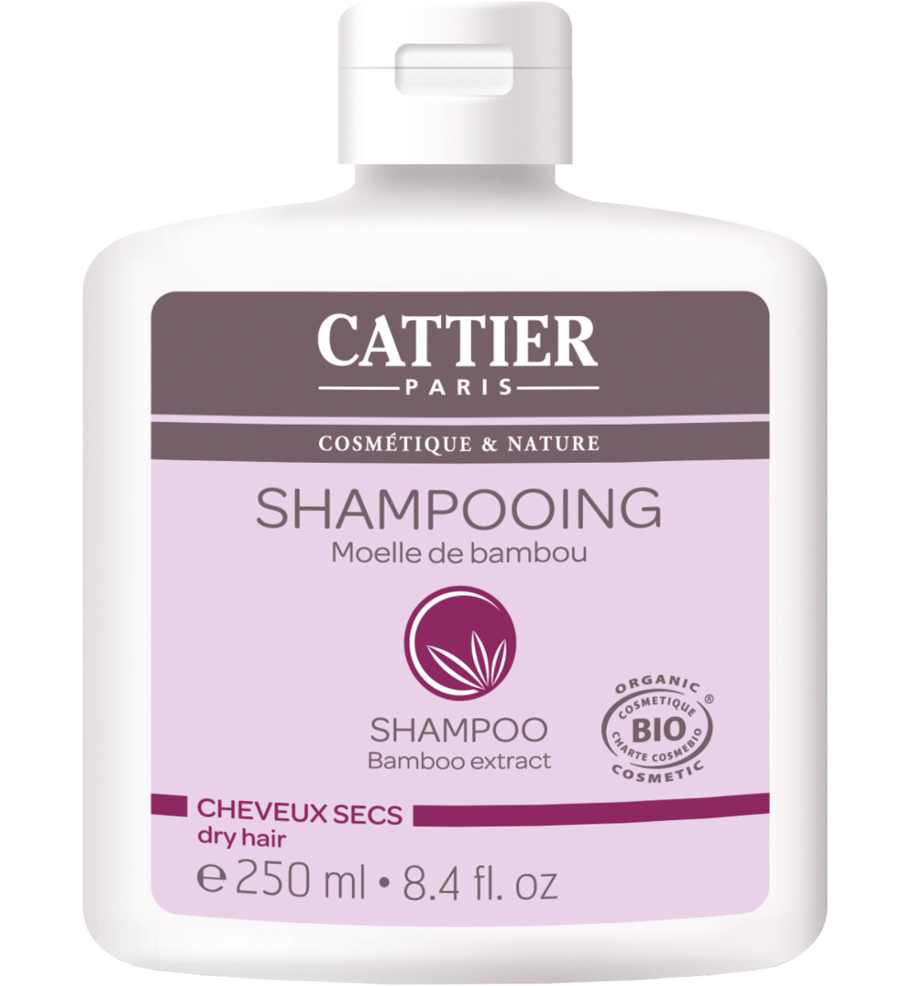Cattier Shampoo droog haar bamboe (250 ml)