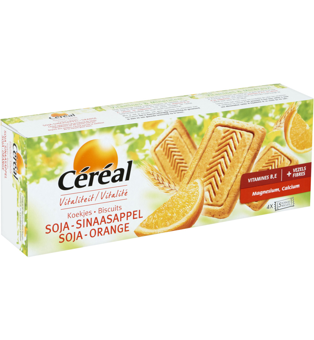 Céréal Koekjes soja/sinaasappel (280 gr)
