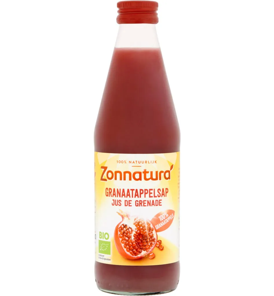 Zonnaturagranaatappelsap puur bio (330 ml)