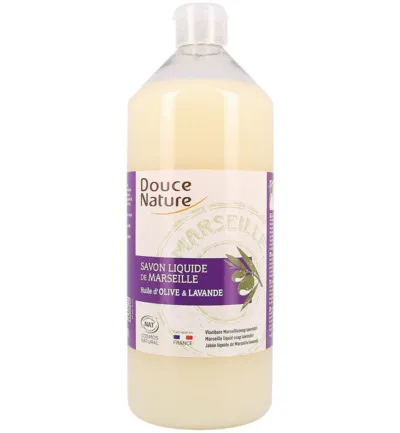 Douce Nature Zeep Marseille vloeibaar lavendel bio (1000 ml)
