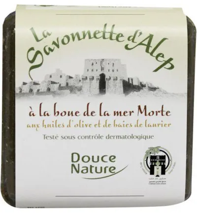 Douce Nature Toiletzeep Aleppo dode zee modder bio (100 gr)