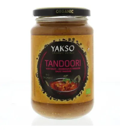 Yakso Roerbaksaus Tandoori Bio (350 gr)