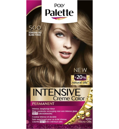 Poly Palette Haarverf - 500 Donkerblond (1 set)