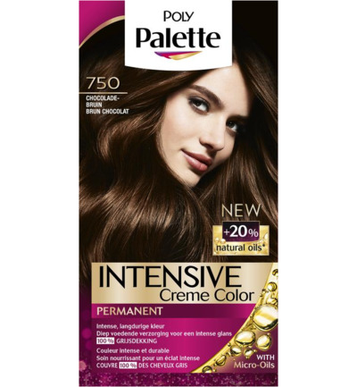 Poly Palette Haarverf - 750 Chocoladebruin (1 set)