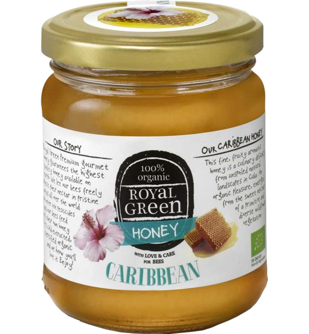 Royalgreen Caribbean honey bio (250 gr)