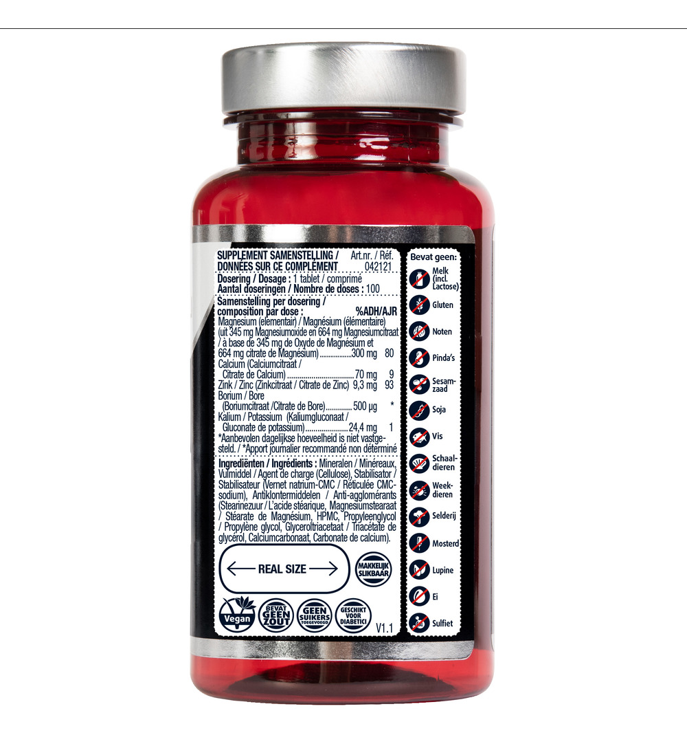 Lucovitaal Calcium Magnesium Zink (100 tabletten)