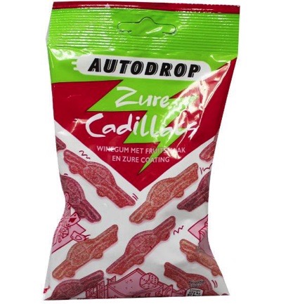 Autodrop Snackpack zure cadillacs (85 gr)