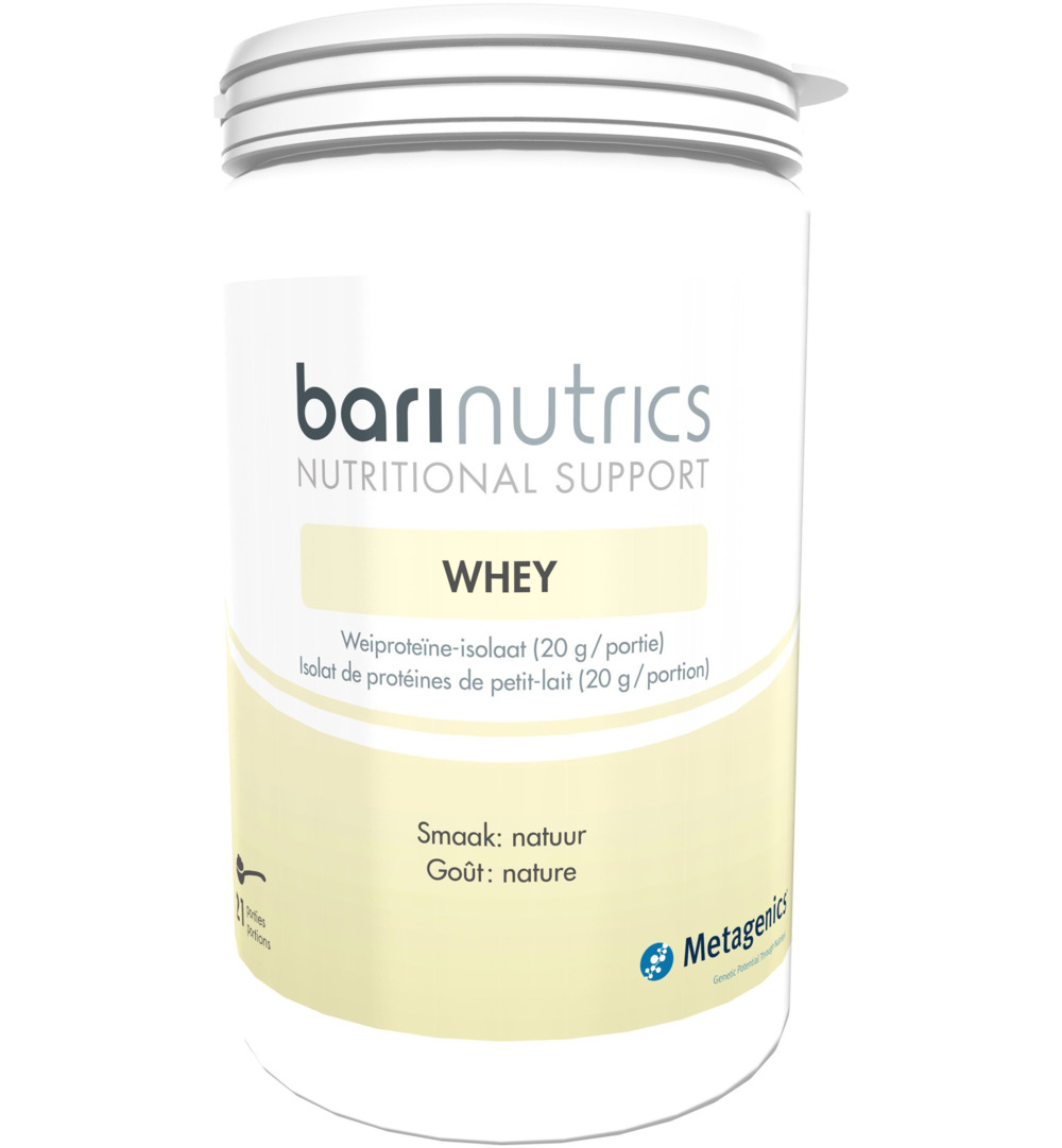 Barinutrics Whey natuur (477 gr)