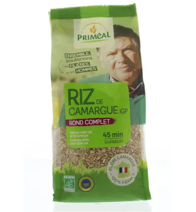 Priméal Volkoren Ronde Rijst Camargue Bio (500 gr)