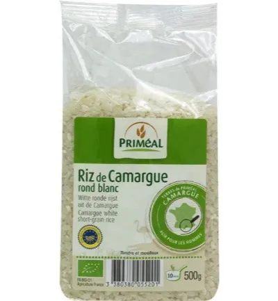 Priméal Witte Ronde Rijst Camargue Bio (500 gr)
