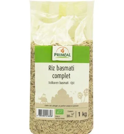 Priméal Volkoren Basmati Rijst Bio (1000 gr)