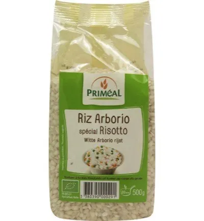 Priméal Witte Risotto Rijst Arborio Bio (500 gr)