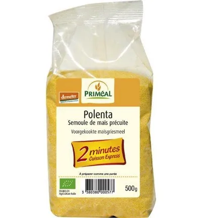 Priméal Polenta Voorgekookte Maisgriesmeel Bio (500 gr)