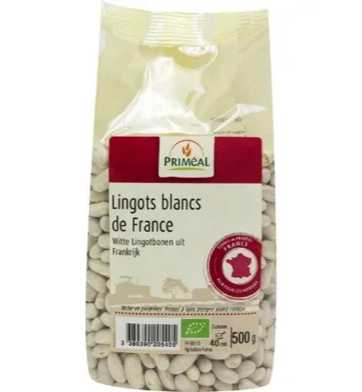Priméal Witte Lingotbonen Frankrijk Bio (500 gr)
