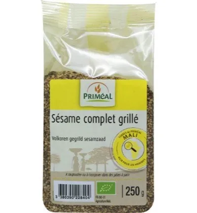 Priméal Volkoren Gegrild Sesamzaad Bio (250 gr)