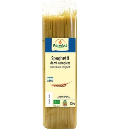 Priméal Halfvolkoren Spaghetti Bio (500 gr)