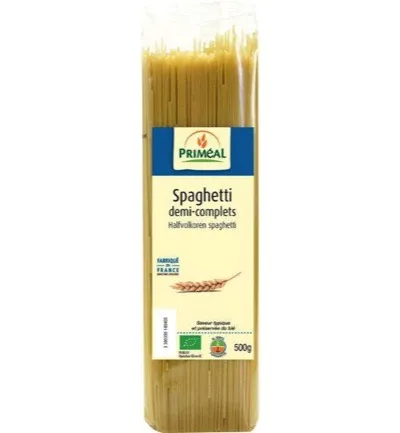 Priméal Halfvolkoren Spaghetti Bio (500 gr)