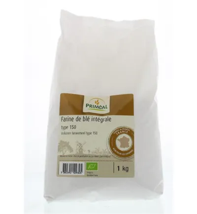Priméal Volkoren Tarwemeel Borsa 150 Bio (1000 gr)