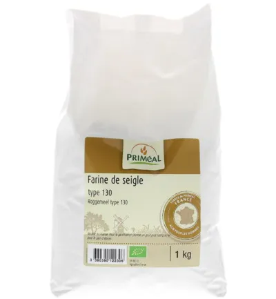 Priméal Roggemeel Type 130 Bio (1000 gr)