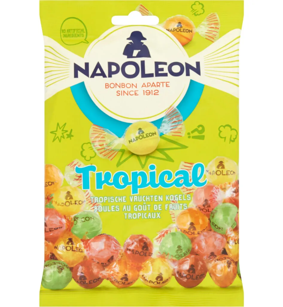 Napoleon Tropische vruchten kogels (150 gr)