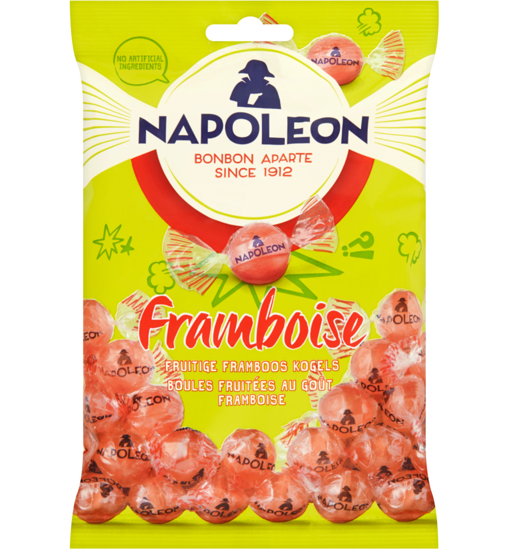 Napoleon Framboos kogels (150 gr)