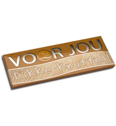 Voor Jou! Wensreep Melkchocolade Voor Jou! Knuffel (70 gr)