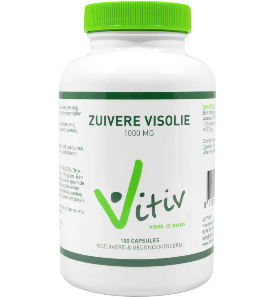 Vitiv Zuivere Visolie 1000Mg (100 capsules)