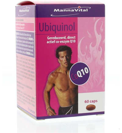 Mannavital Ubiquinol co-enzyme Q10 (60 capsules)