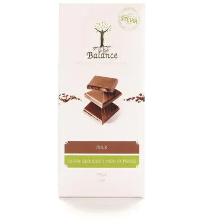 Balance Choco stevia tablet luxury melk (85 gr)