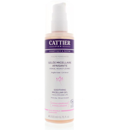 Cattier Verzachtende micellair gel gevoelige huid (200 ml)
