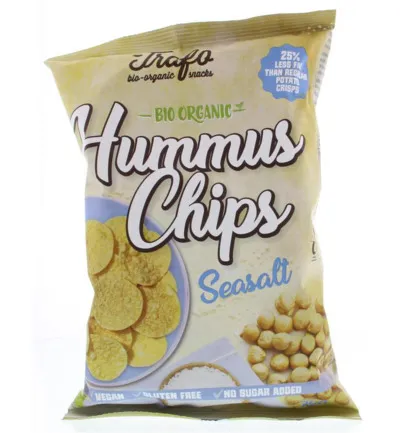 Trafo Hummus chips seasalt bio (75 gr)