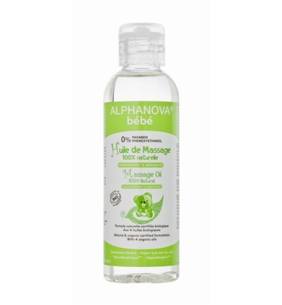 Alphanova Baby Organic massage olie (100 ml)