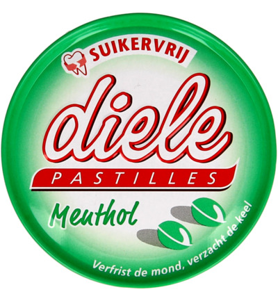 Diele Menthol suikervrij (50 gr)