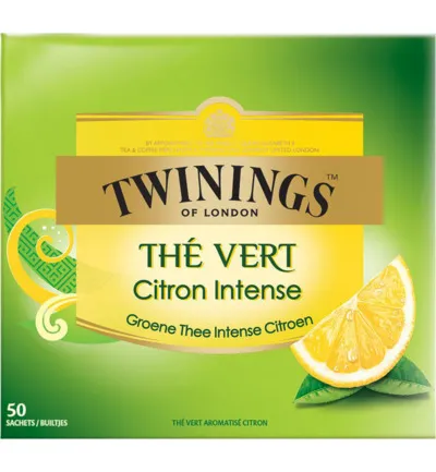 Twiningsgreen lemon envelop (50 stuks)