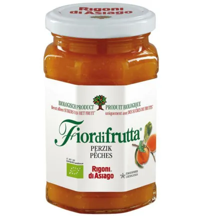 Fiordifrutta Perzikjam bio (250 gr)