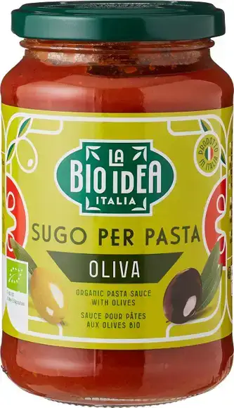 La Bio Idea Pastasaus Olijven Bio (340 gr)