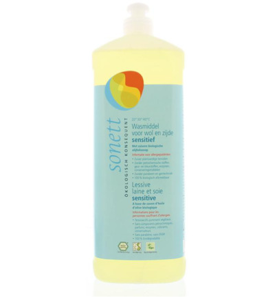 Sonett Wasmiddel wol & zijde sensitive (1000 ml)