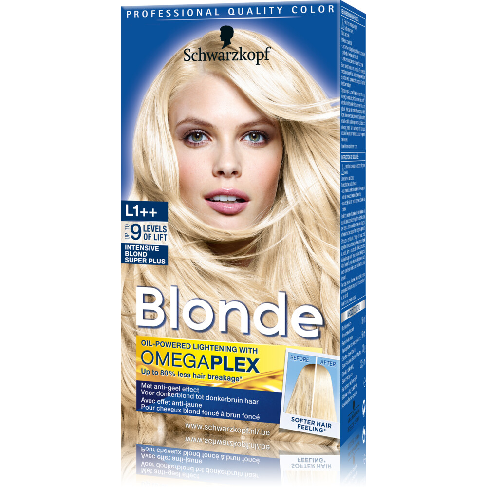 Schwarzkopf Blonde Haarverf Intensive Bond Super Plus L1++ (1 set)